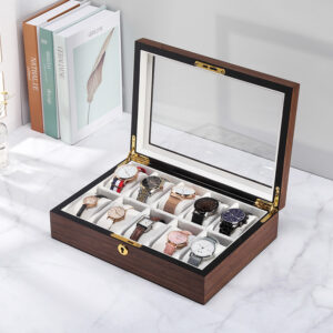 Atelier Large-Capacity Wooden Watch Vault